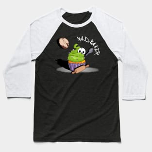 Mad Baker - Kawaii Cute Cupcake Baseball T-Shirt